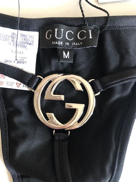 gucci spring 1997 logo g-string|Tom Ford’s 1997 Gucci G.